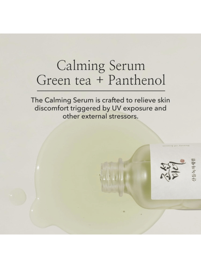 Korean Skincare, Beauty of Joseon Calming Serum Green Tea + Panthenol 30ml