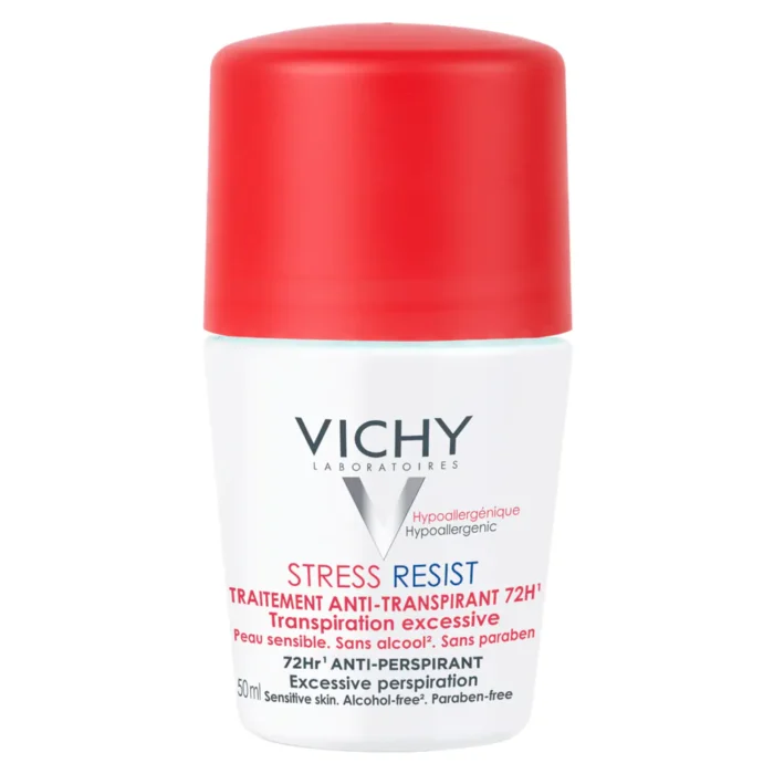 Vichy 72 Hours Stress Resist Excessive Perspiration Deodorant White/Red 50ml