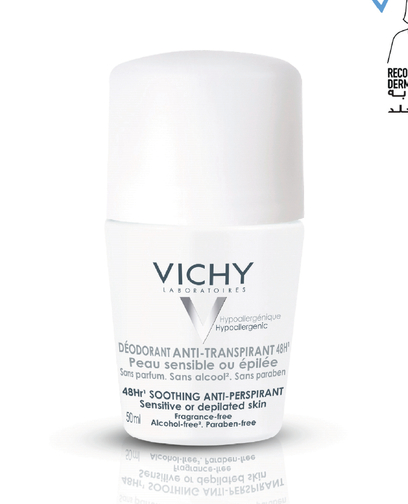 Vichy 48-hour Soothing Anti-perspirant Roll-on Sensitive Skin 50ml