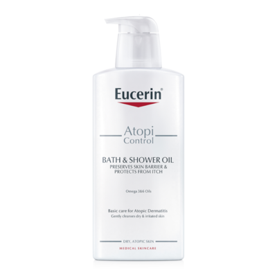 eucerin Atopicontrol Cleansing Shower Oil With Natural Omega-3 And Omega-6 Oils For Dry And Normal Skin Multicolour 400ml