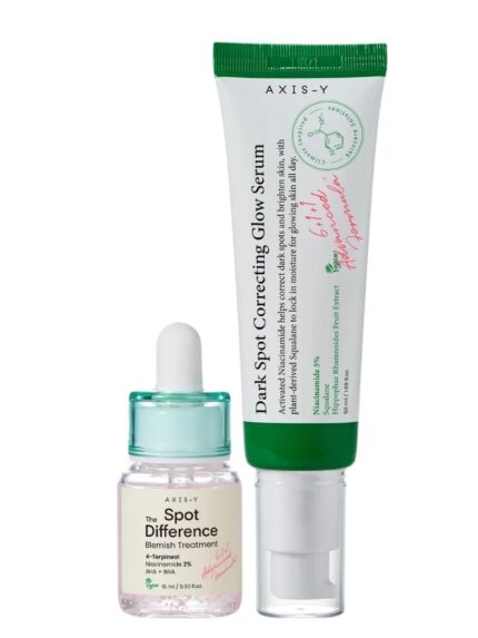 Axis-Y Blemish Treatment - Targeted Spot Difference Solution and Dark Spot Glow Serum