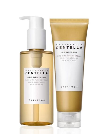 Madagascar Centella Cleansing Duo: Light Cleansing Oil & Ampoule Foam for Gentle Purification 325ml