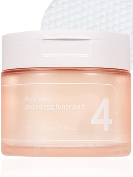 Numbuzin No. 4 Pore Zero Peeled Egg Toner - 70 Pads