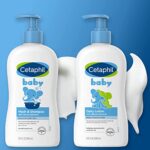 Cetaphil Baby Wash And Shampoo Plus Body Lotion, Healthy Skin Essentials - 2 X 399 ML