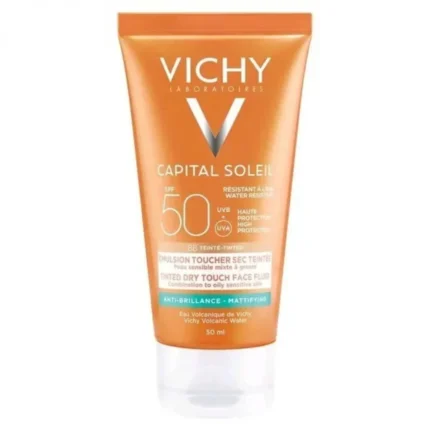 Vichy Capital Soleil 50SPF Tinted Dry Touch Protective Face Fluid 50ml