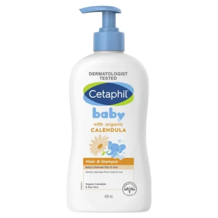 Cetaphil Baby Wash And Shampoo With Organic Calendula - 400ml