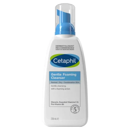 Cetaphil Gentle Foaming Cleanser For Dry to Normal Sensitive Skin 236ml