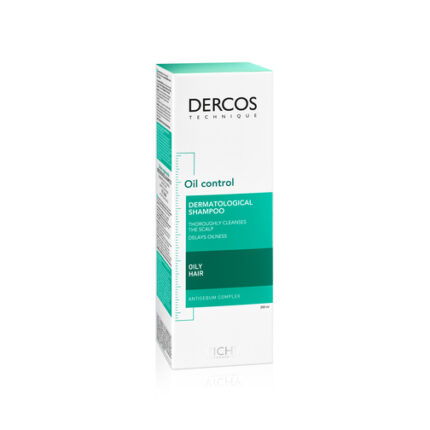 Vichy Dercos Oil Correct Shampoo For Oily Hair White 200ml