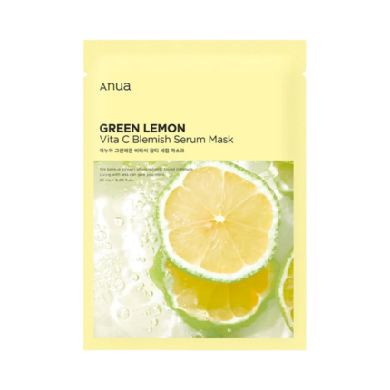 Anua Green Lemon Vita C Blemish Serum Mask - 1 Sheet Mask