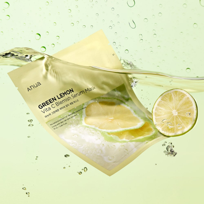 Anua Green Lemon Vita C Blemish Serum Mask - 1 Sheet Mask