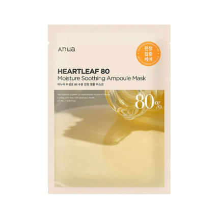 Anua Heartleaf 80 Moisture Soothing Ampoule Mask - 1 Sheet Mask