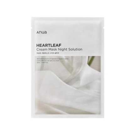 Anua Heartleaf Cream Mask Night Solution Pack - 1 Sheet Mask